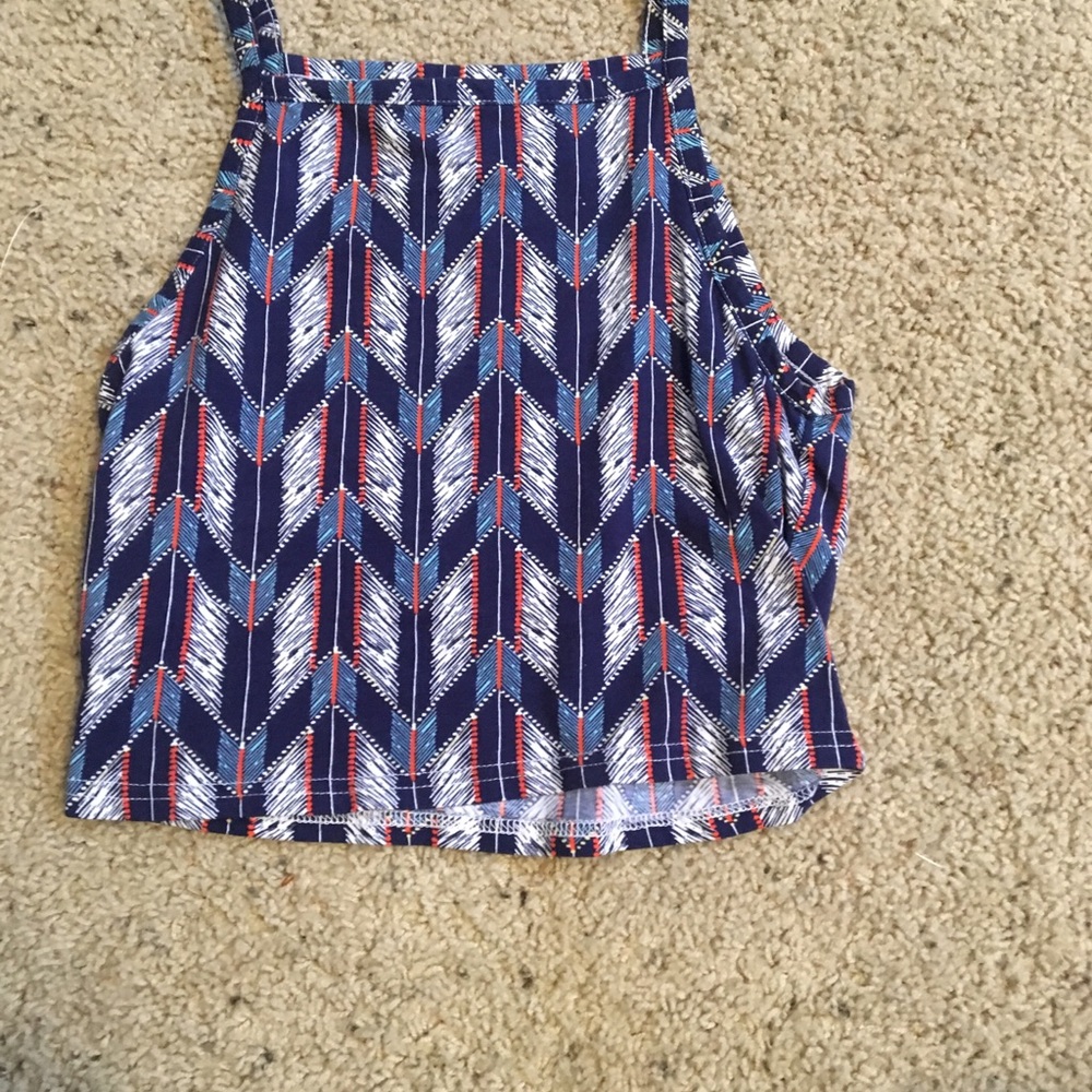 Patterned crop top